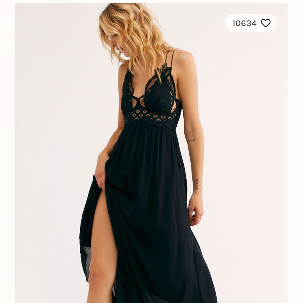 Free People Adela Maxi Slip Dress